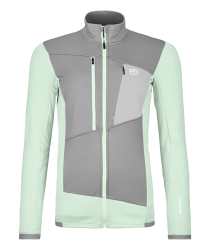 Mikina ORTOVOX Fleece Grid Jacket Women's Green Acid